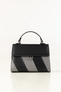 Geometric Accent Shoulder Bag