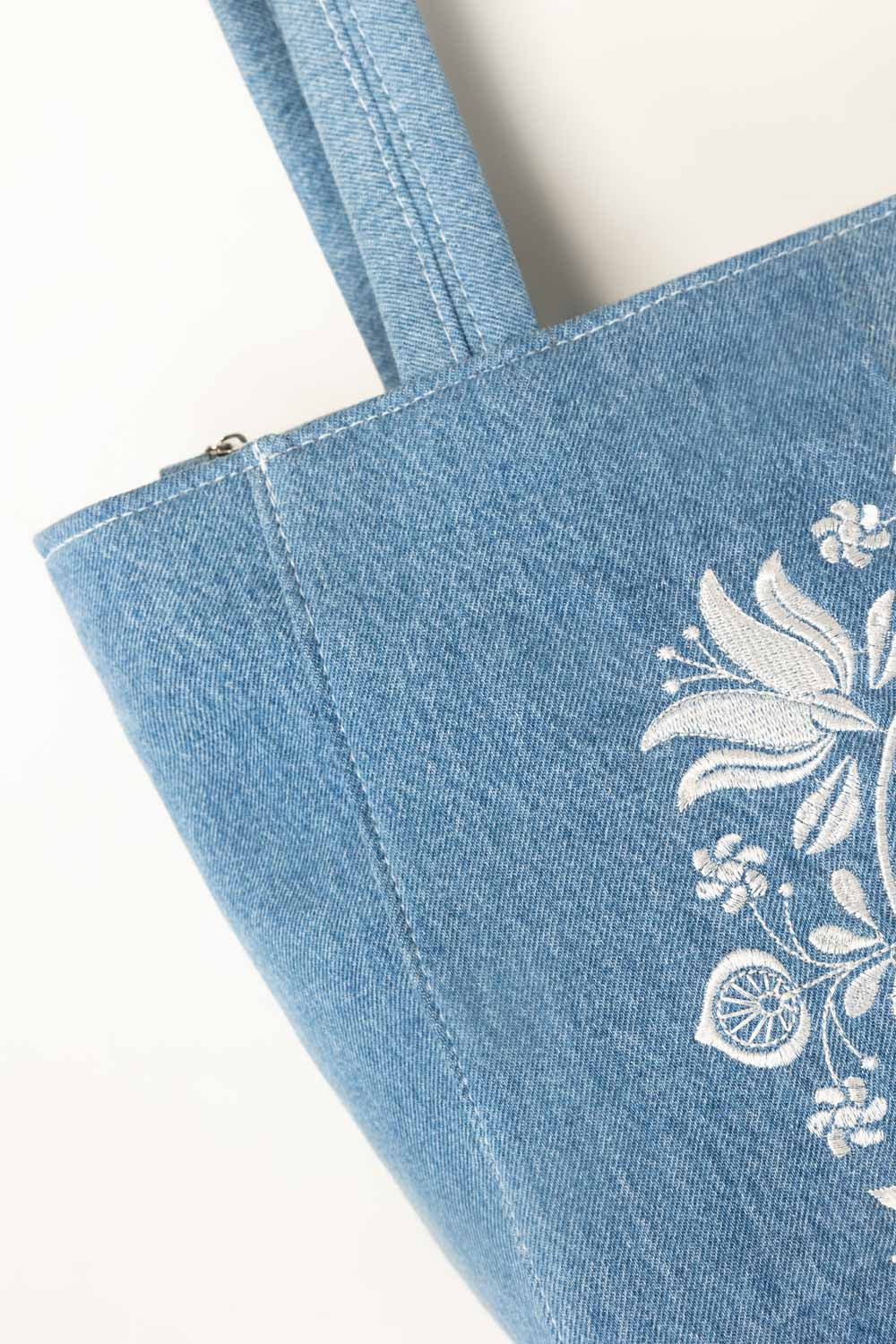 Flower Print Shoulder Bag