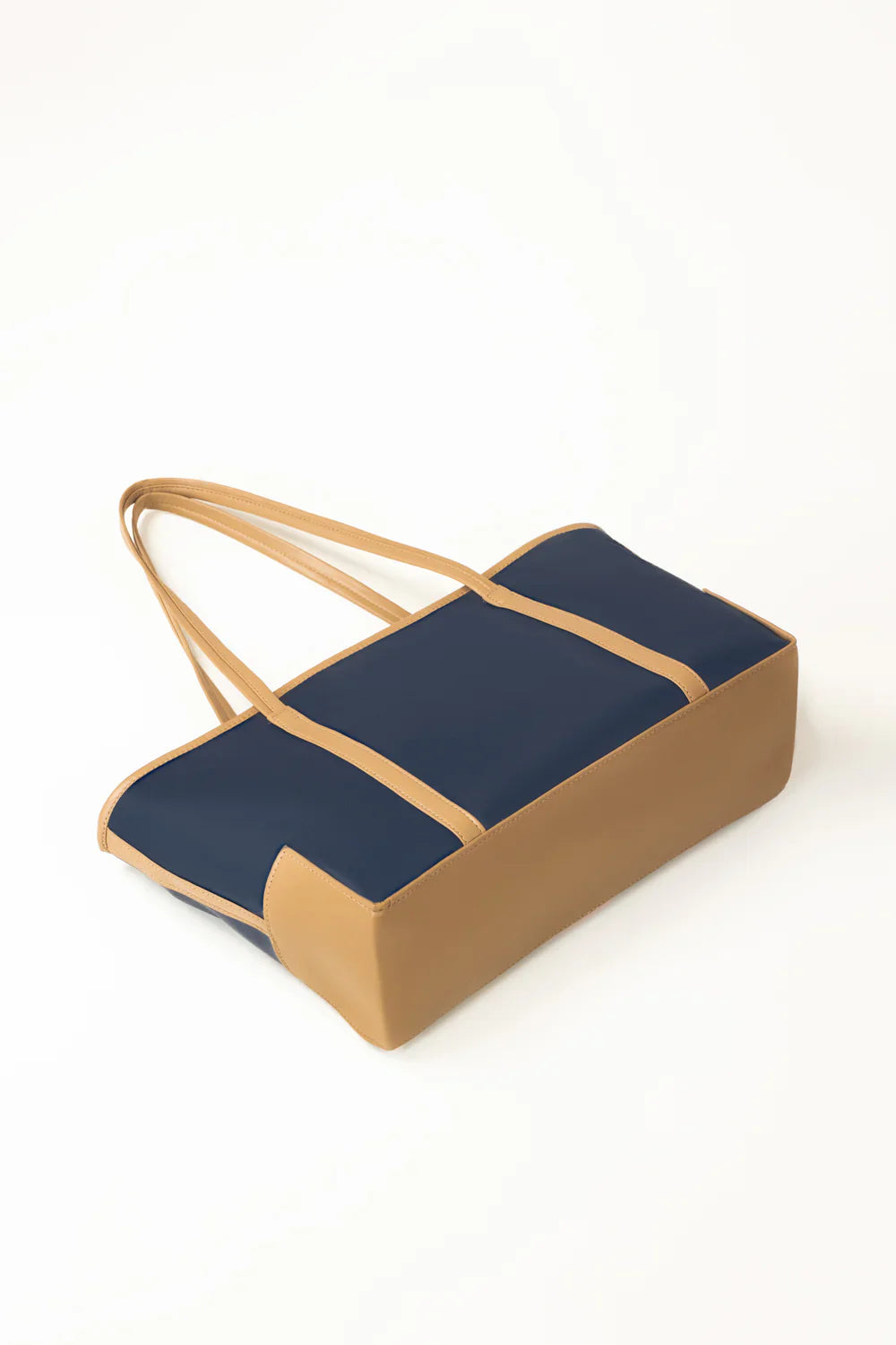 Navy Contrast Shoulder Bag