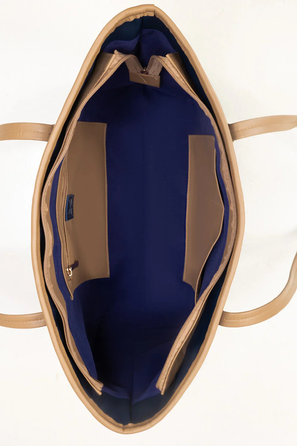 Navy Contrast Shoulder Bag